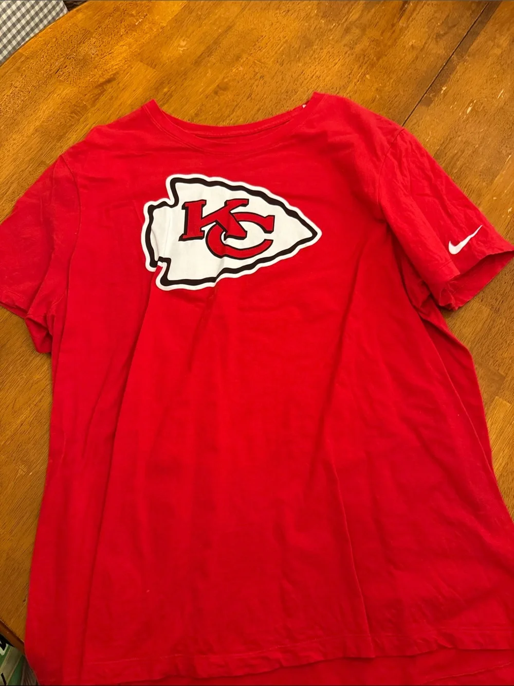 Nike Red Kansas City Chiefs Logo Tee xxl